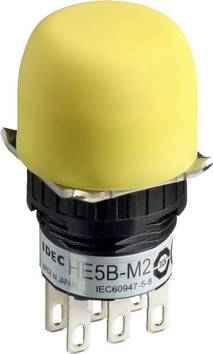 Idec HE5B-M2PY,  HE5B-M2PY kolébkový spínač, 16.2 mm, 125 V/AC, 30 V/DC, 3 A, 1 ks