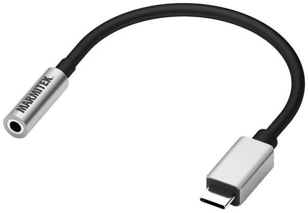 Marmitek audio adaptér [1x USB-C® - 1x jack zásuvka 3,5 mm] USB-C / Audio 3,5 mm Adapter 0.15 m