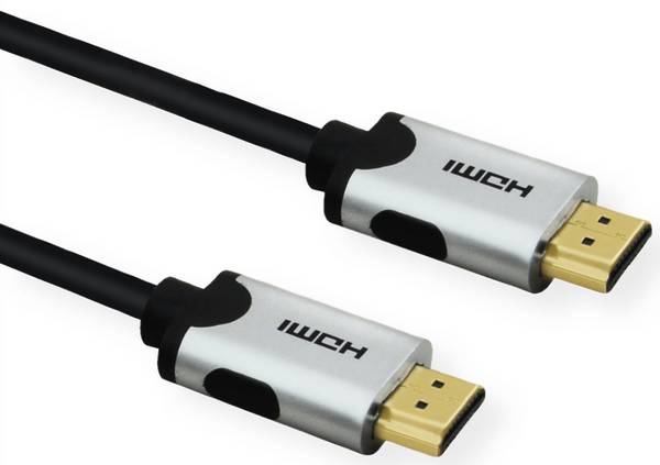 Value HDMI kabel Zástrčka HDMI-A, Zástrčka HDMI-A 3.00 m černá 11.99.5943 10K UHD HDMI kabel