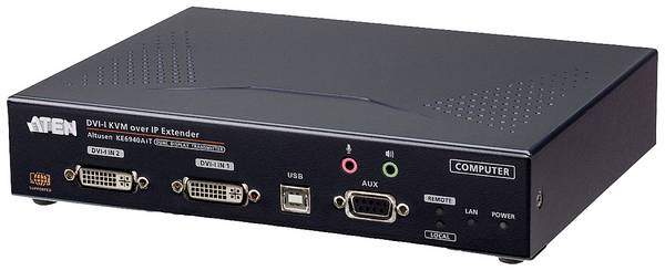 ATEN KE6940AIT RS232 KVM extender přes domácí síť (založeno na IP)