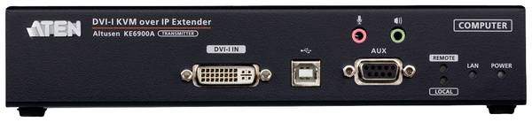 ATEN KE6900AT DVI, USB KVM extender přes domácí síť (založeno na IP), přes optický kabel 10 km