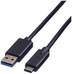 Kabel ROLINE USB 3.2 Gen 1, a-C, ST / ST, černá, 1 m