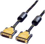 Propojovací kabel ROLINE GOLD DVI, ST-ST, (24+1) Dual link, 3 m