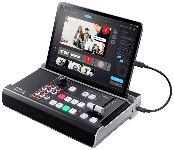 Audio/video mixážní pult ATEN StreamLIVE Pro All in One monitor controlling