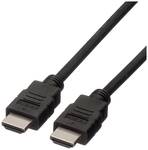 High Speed HDMI kabel s Ethernetem, LSOH, černý, 1 m