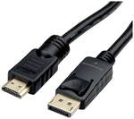 DisplayPort kabel Roline DP - UHDTV, ST/ST, černá, 7,5 m.