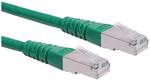 Patch kabel ROLINE kat. 6 (třída E) s/FTP (PiMF), 1,5 m, zelená