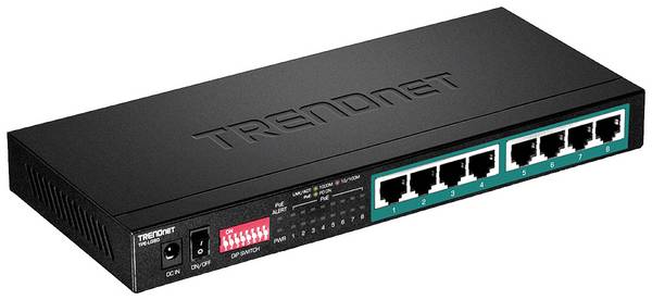 TrendNet TPE-LG80 TPE-LG80 síťový switch  10 / 100 / 1000 MBit/s funkce PoE
