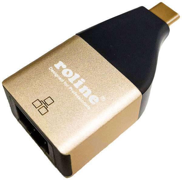 Roline  adaptér rozhraní [1x USB-C® zástrčka - 1x RJ45 zásuvka]