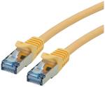 Patch kabel ROLINE kat. Kat. 10 s/FTP (PiMF), komponentní úroveň, LSOH, žlutá, 2 m.