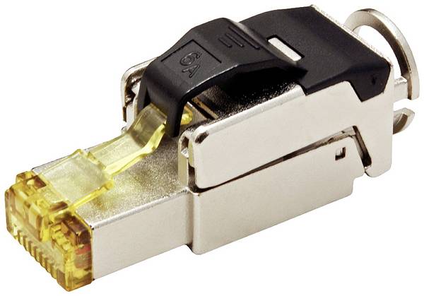 Roline 21.17.0323, zástrčka RJ45, zástrčka, stříbrná (metalíza), 1 ks