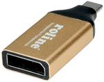 Adaptér Roline GOLD USB typu C - DisplayPort v1.2