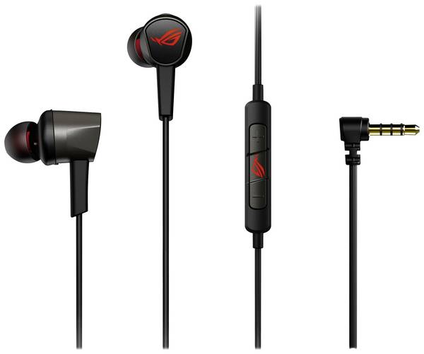Asus ROG Cetra Core II  Headset do uší (In Ear) kabelová stereo černá/červená  regulace hlasitosti Gaming