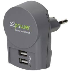 Cestovní nabíječka Q2 Power q2-3.300100-TH, nabíjecí proud 2.4 A