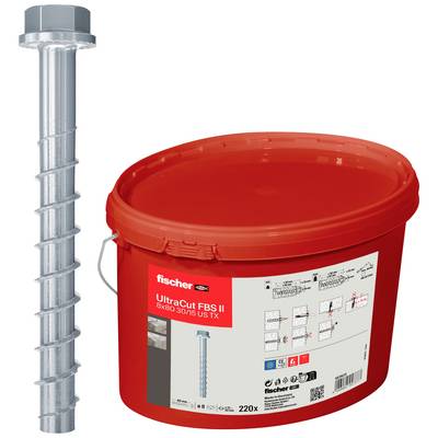 Fischer 563925 UltraCut FBS II 8x80 30/15 US Eimer(220) šroub do betonu 8 mm 80 mm 220 ks
