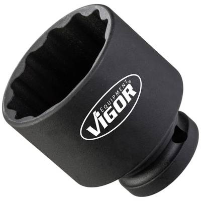 Matice s nápisem 'Vigor Equipment', vhodná pro mechanické aplikace. Černý kov s výrazným šestihranným vzorem.