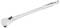 Stříbrný ráčnový klíč s ergonomickou rukojetí. Vhodný pro práce v mechanice a opravárenství.