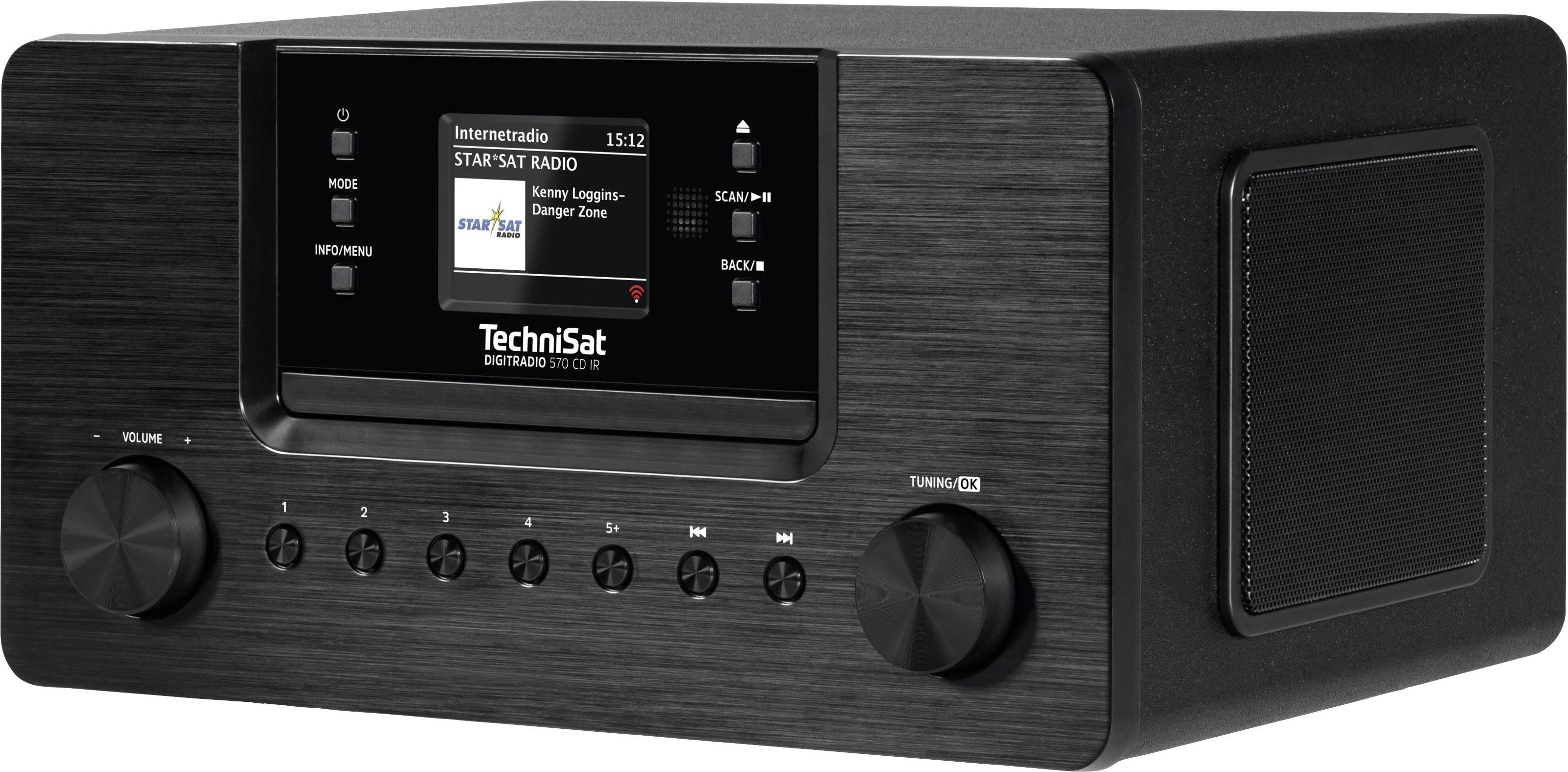 TechniSat DIGITRADIO 570 0000/3953 rádio CD, DAB+, internetové, FM, DAB+, CD, USB, internet, černá-2