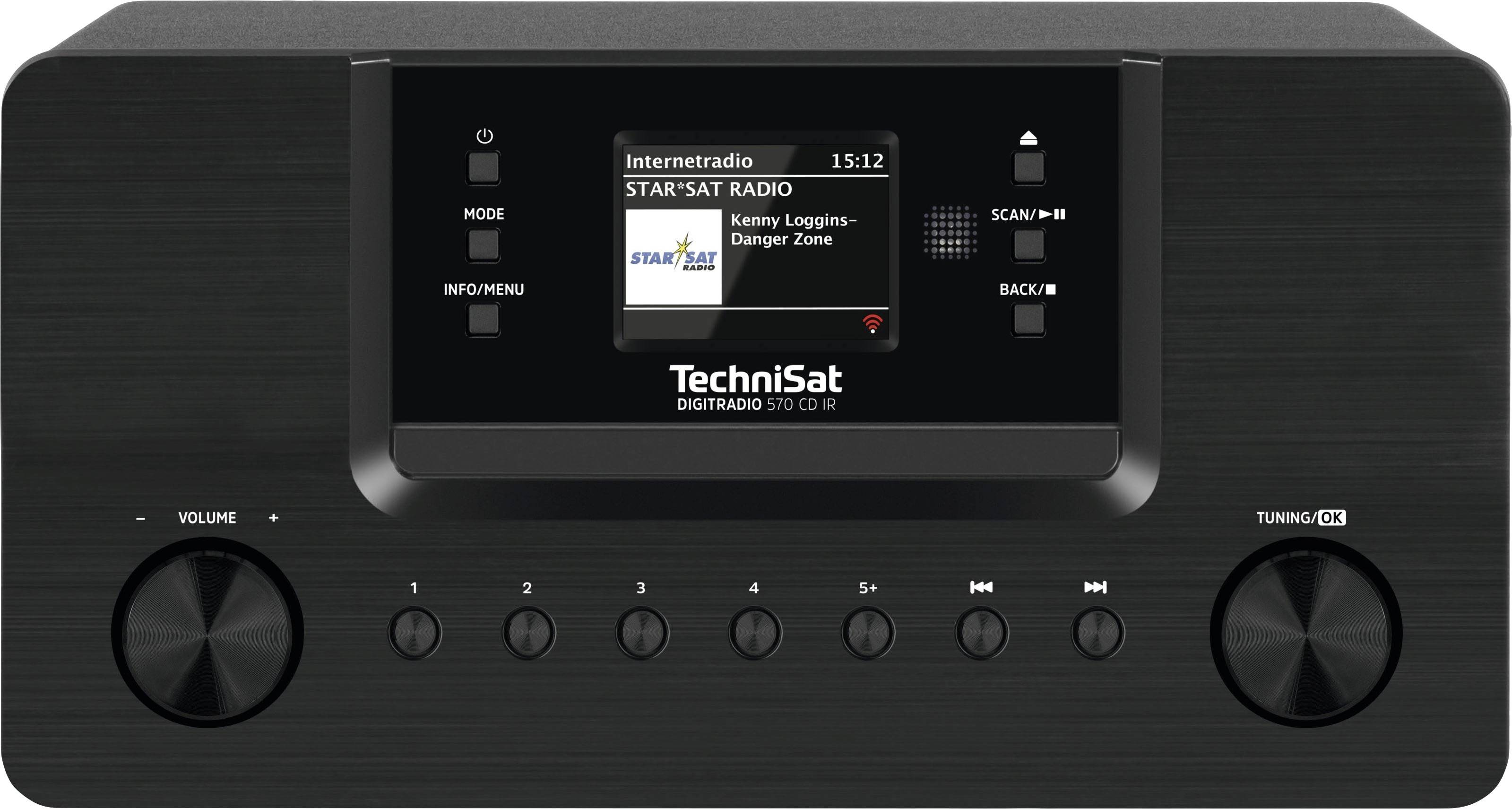 TechniSat DIGITRADIO 570 0000/3953 rádio CD, DAB+, internetové, FM, DAB+, CD, USB, internet, černá-6