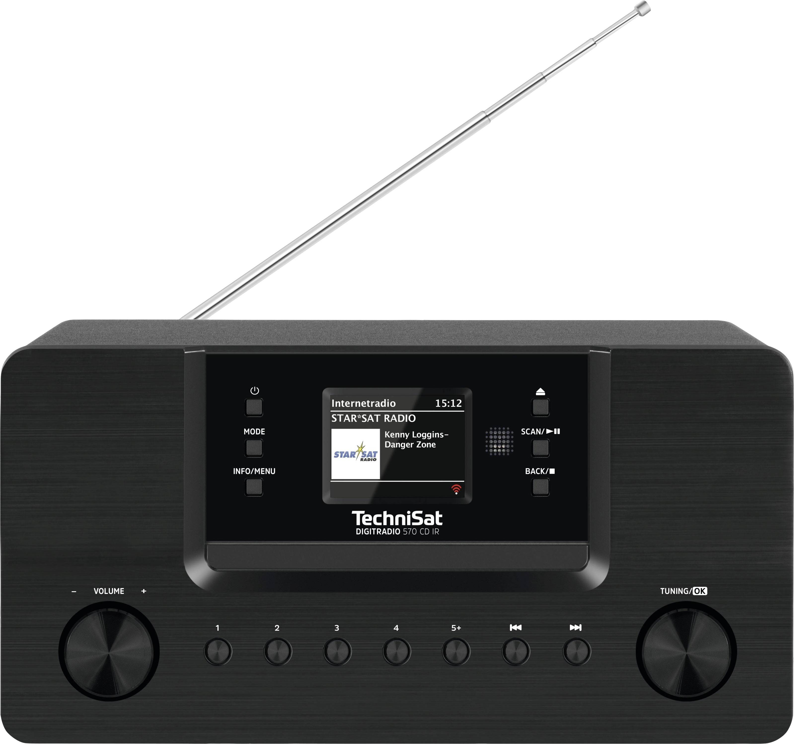 TechniSat DIGITRADIO 570 0000/3953 rádio CD, DAB+, internetové, FM, DAB+, CD, USB, internet, černá-7