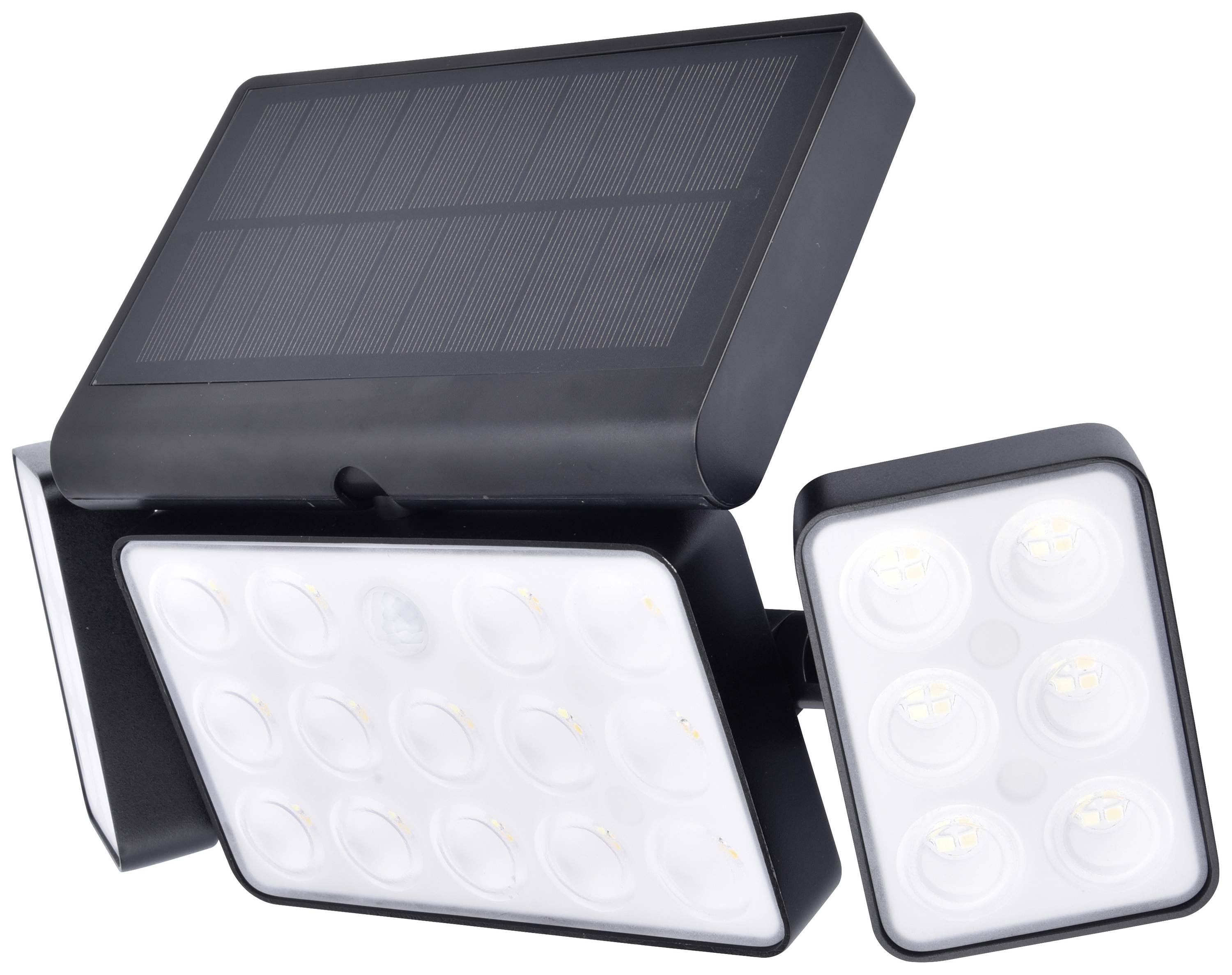 Lutec venkovní solární nástěnné osvětlení s PIR senzorem TUDA 6935502330 LED 13 W černá