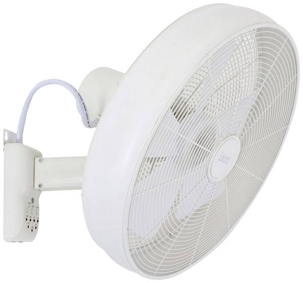 Lucci AIR Breeze nástěnný ventilátor  50 W (Ø) 460 mm bílá natáčecí