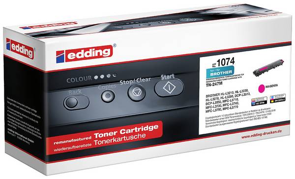 Edding Toner náhradní Brother TN-247M kompatibilní  purppurová 2300 Seiten EDD-1074 18-1074