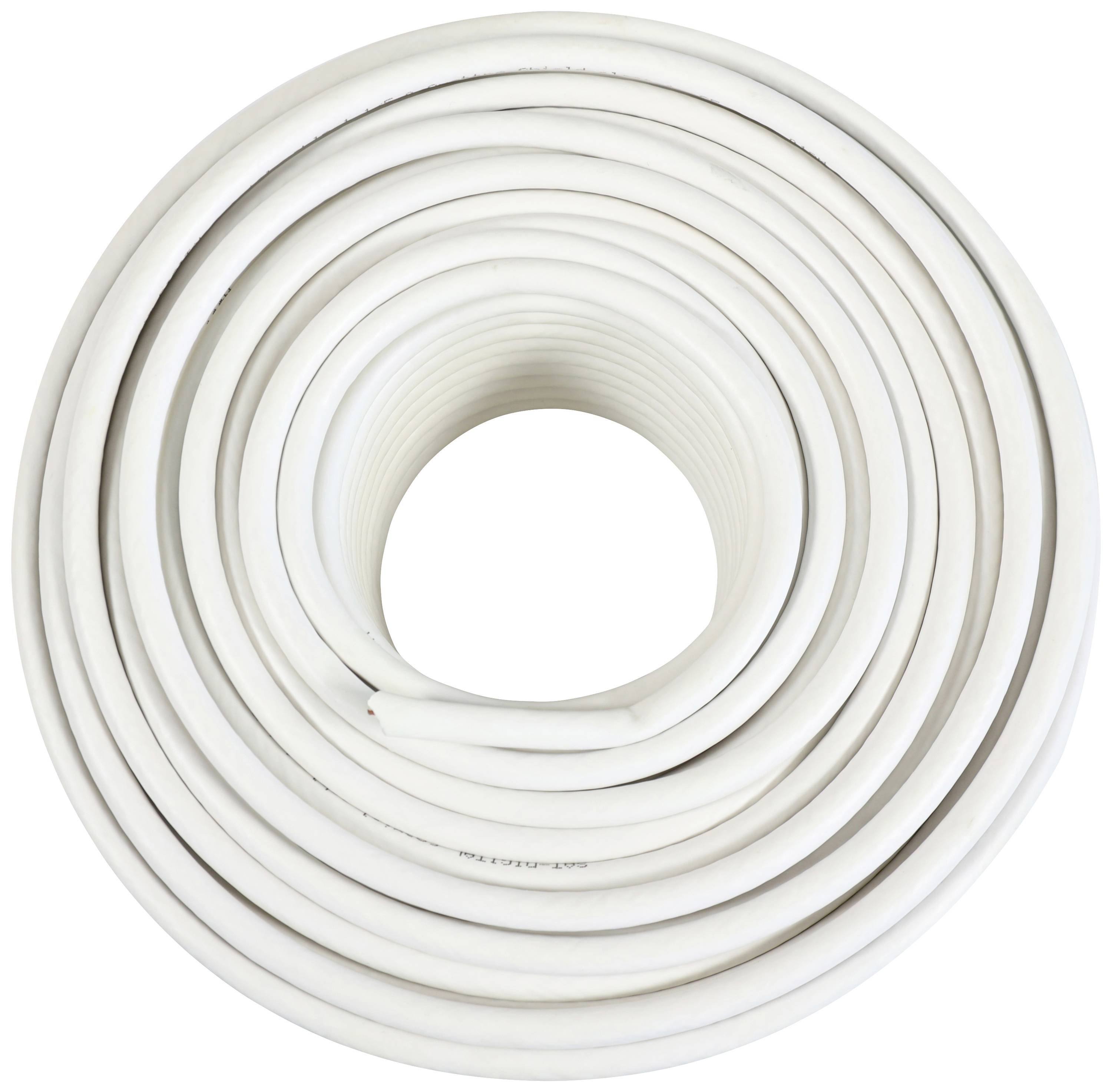 Telestar 5212051 koaxiální kabel, vnější Ø: 7.2 mm, bílá, 50 m-1