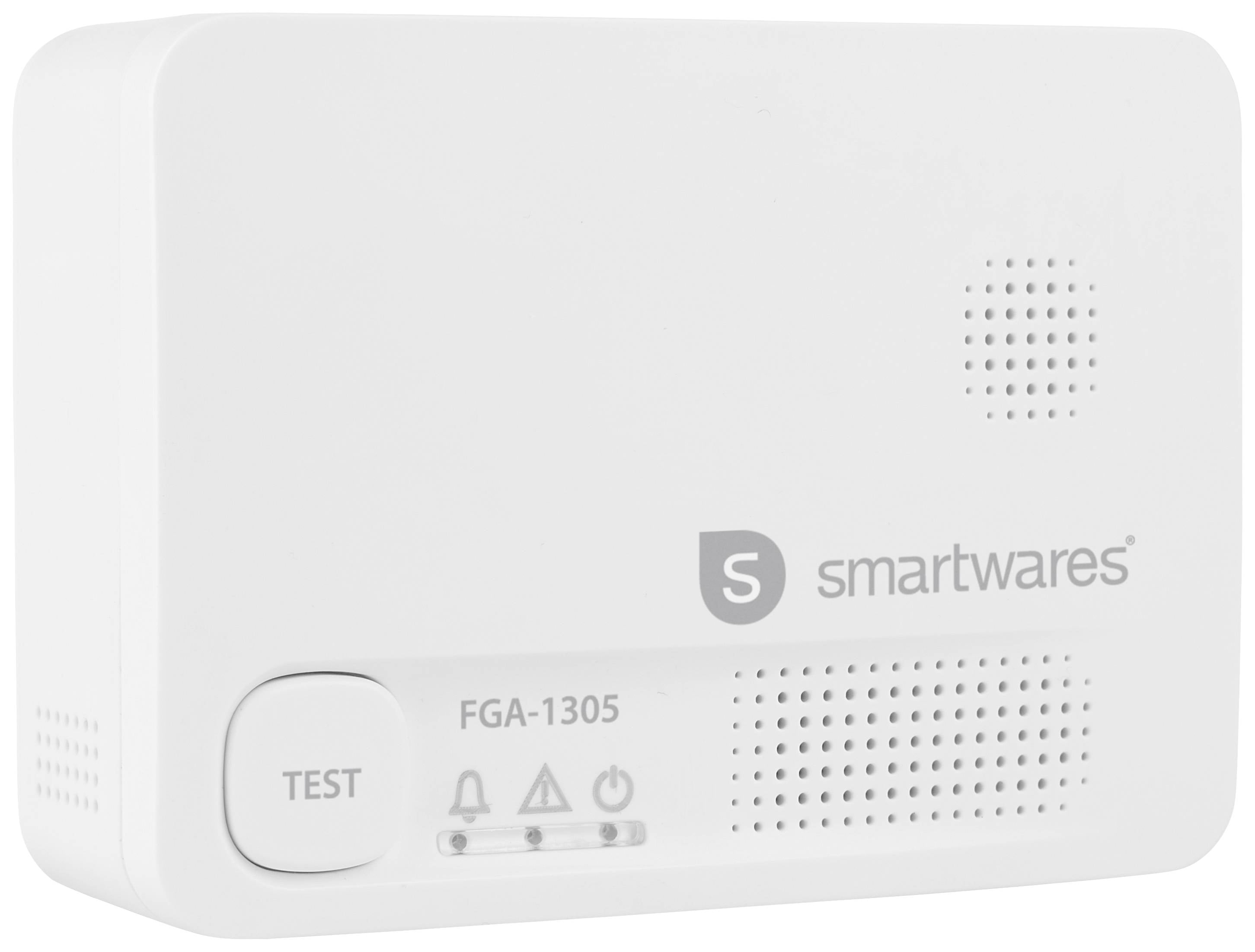 Smartwares FGA-13051, FGA-13051 detektor oxidu uhelnatého vč. baterie s životností 5 let na baterii, detekce oxidu uheln