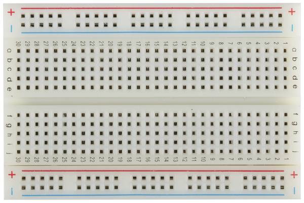 Velleman nepájivé kontaktní pole šedá Počet pólů 400 (d x š x v) 82 x 8 x 55 mm 1 ks