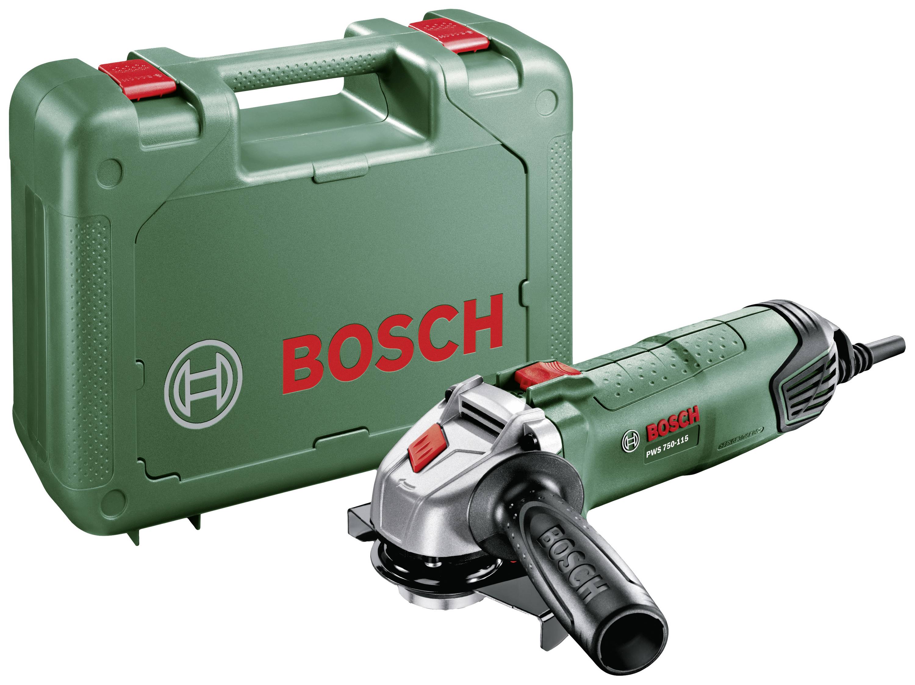 Bosch Home and Garden PWS 750-115, B-Ware 06033A240C920 úhlová bruska poškozený/chybějící obal, 115 mm, 750 W