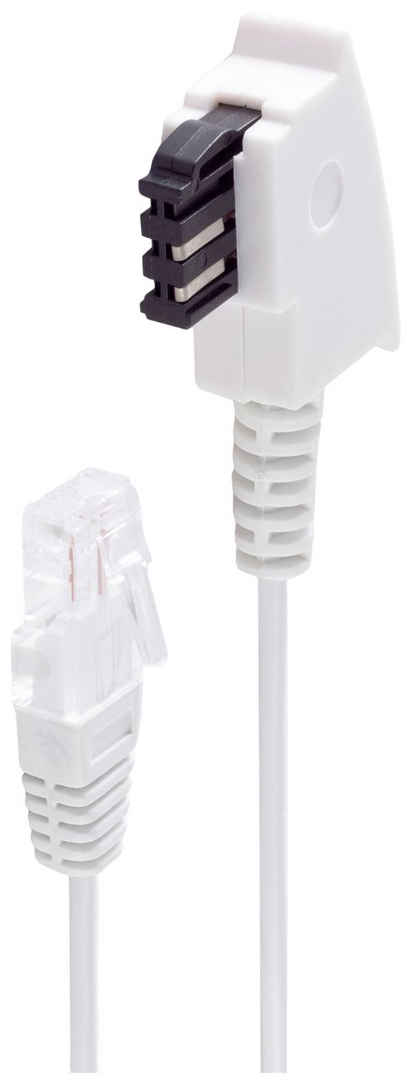 Shiverpeaks DSL kabel [1x telefonní zástrčka TAE-F - 1x RJ45 zástrčka] 0.5 m bílá