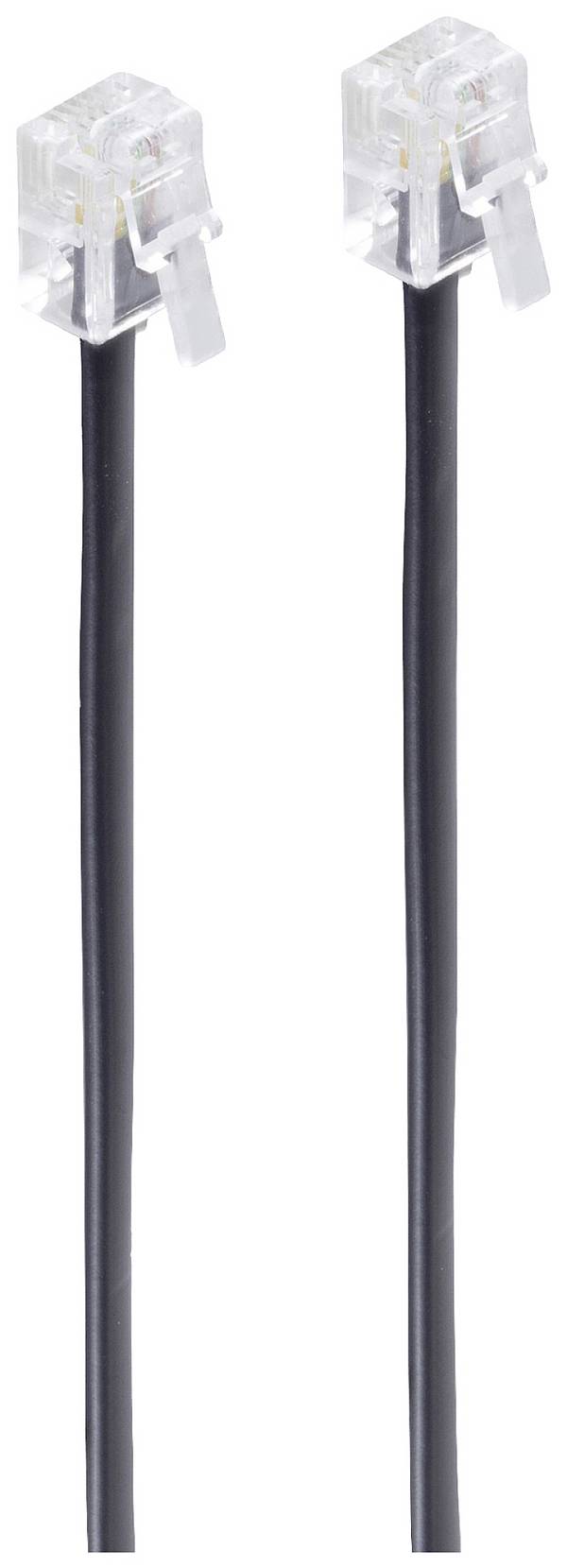 Shiverpeaks telefonní kabel [1x RJ11 zástrčka 6p4c - 1x RJ11 zástrčka 6p4c] 6 m černá
