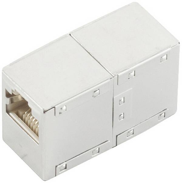 Shiverpeaks telefonní adaptér [1x RJ45 zástrčka 8p8c - 1x RJ45 zástrčka 8p8c]  stříbrná