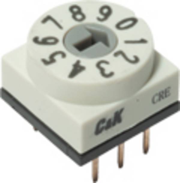 C & K Switches  CRE08RRDM0A    kódovací přepínač  BCD    Počet pozic přepínače 8  1 ks  Tube