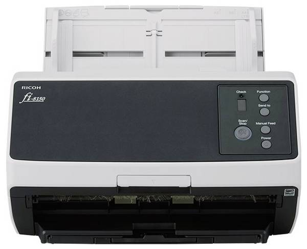 Fujitsu fi-8150 skener dokumentů  A4 600 x 600 dpi 50 str./min USB 3.2 (Gen 1x1) , Gigabit LAN (1 Gbit/s)