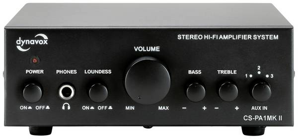 Dynavox  stereo zesilovač  x  černá