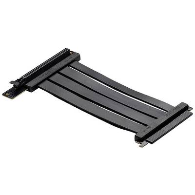 Phanteks PCIe riser kabel PCIe 4.0 Zástrčka PCIe x16, Zásuvka PCIe x16 0.22 m černá Zásuvka úhlová, otočená o 90° PH-CBR