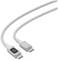 Šedý USB-C kabel s digitálním displejem, který zobrazuje '5G'. Kabel má pletený design a na obou koncích má USB-C konektory.