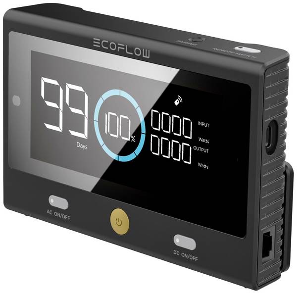 ECOFLOW Delta Pro Fernbedienung      černá