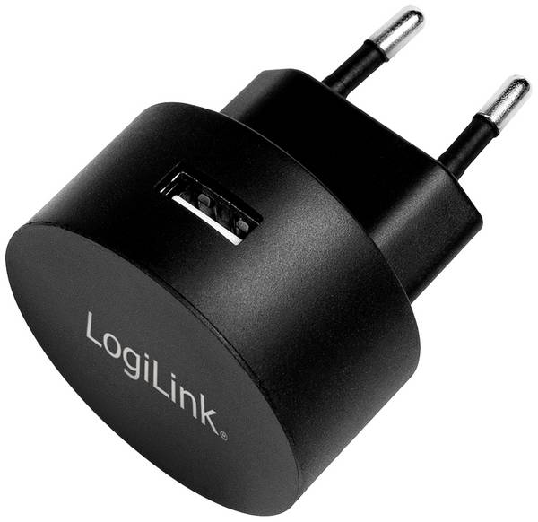 LogiLink LogiLink USB wall charger - Netzteil - 10.5 Watt - 2.1 A (USB) USB nabíječka, 1x USB A , 10.5 W, černá