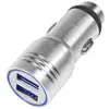 LogiLink Ladegerät USB nabíječka, funkce nouzového kladiva, 2x USB A, 10.5 W, stříbrná