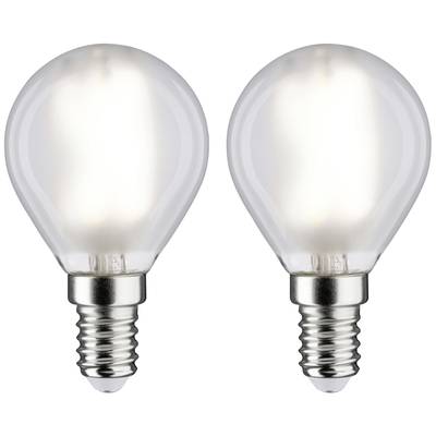 Paulmann 28919 LED Energetická třída (EEK2021) F (A - G) E14 kapkový tvar 4.8 W = 40 W neutrální bílá (Ø x v) 45 mm x 78