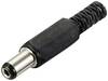 TRU COMPONENTS nízkonapěťový konektor zástrčka, rovná 5.5 mm 2.1 mm 1 ks