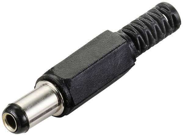 TRU COMPONENTS  nízkonapěťový konektor zástrčka, rovná 5.5 mm 2.5 mm  1 ks