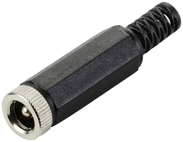 TRU COMPONENTS nízkonapěťový konektor zásuvka, rovná 6.0 mm 2.5 mm 1 ks