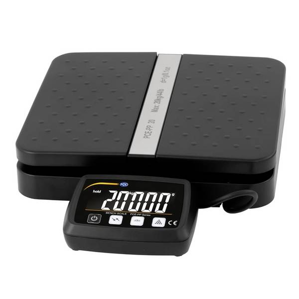 PCE Instruments PCE-PP 20 poštovní váha PCE-PP 20  Max. váživost 20 kg  230 V, na baterii černá