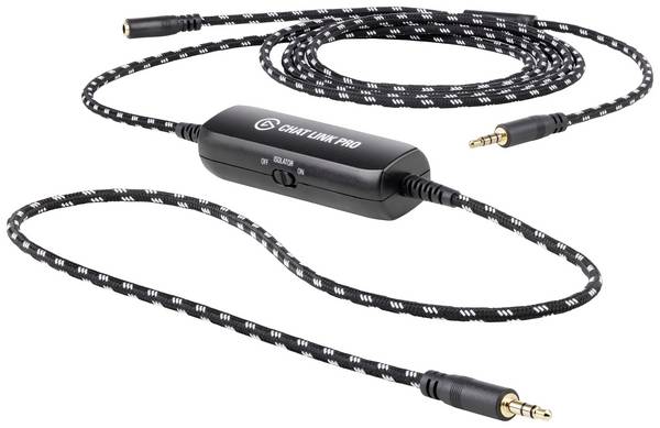 Elgato 10GBC9901 Chat Link Pro jack audio adaptér [1x 3.5 mm zástrčka - 2x 3.5 mm zástrčka, 3.5 mm zásuvka] černá