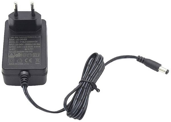 Dehner Elektronik XY 36LE-1203000VH-EW napájecí zdroj pro LED, LED driver  konstantní napětí 36 W 3.0 A 12 V/DC ochrana proti přepětí , přepětí  1 ks