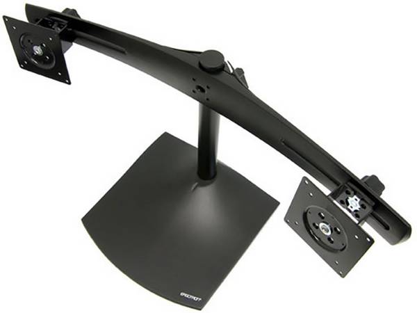 <br> Ergotron<br> 33-322-200<br> <br> držák monitoru<br> 2 Displej: (s)<br> 48,3 cm (19") - 61 cm (24")<br> černá, antracitová<br> stojan, naklápěcí, otočný<br>